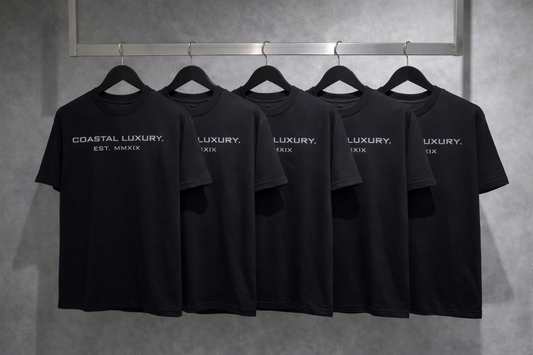 PREMIUM HEAVY SIGNATURE SILHOUETTE BLACK       (CREW NECK) TEE