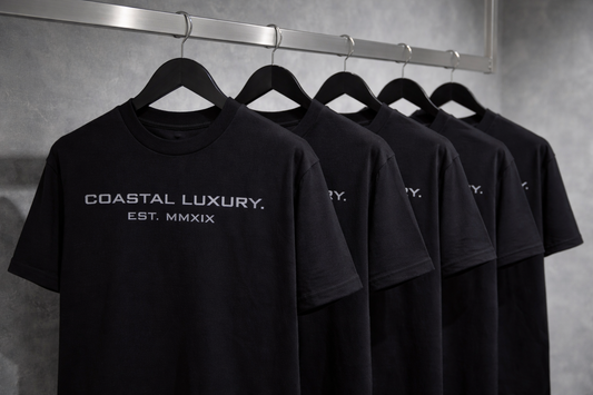 PREMIUM HEAVY SIGNATURE SILHOUETTE BLACK       (CREW NECK) TEE