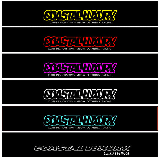 PREMIUM QUALITY VINYL CL. WINDSCREEN BANNERS